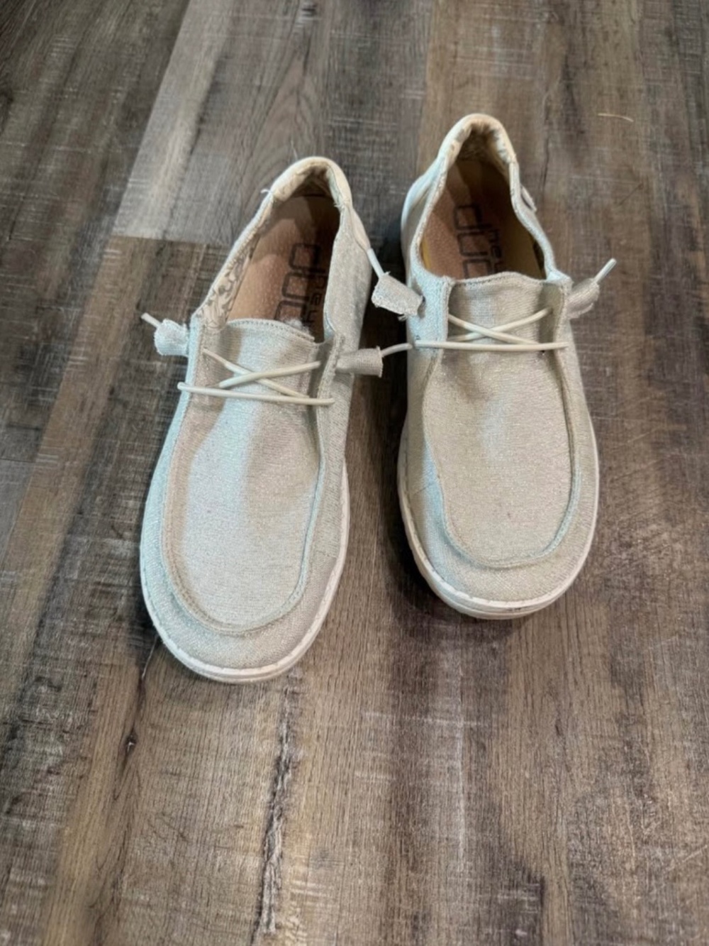 Hey Dude Wendy Stretch Sparkle Shoes woman’s size 7